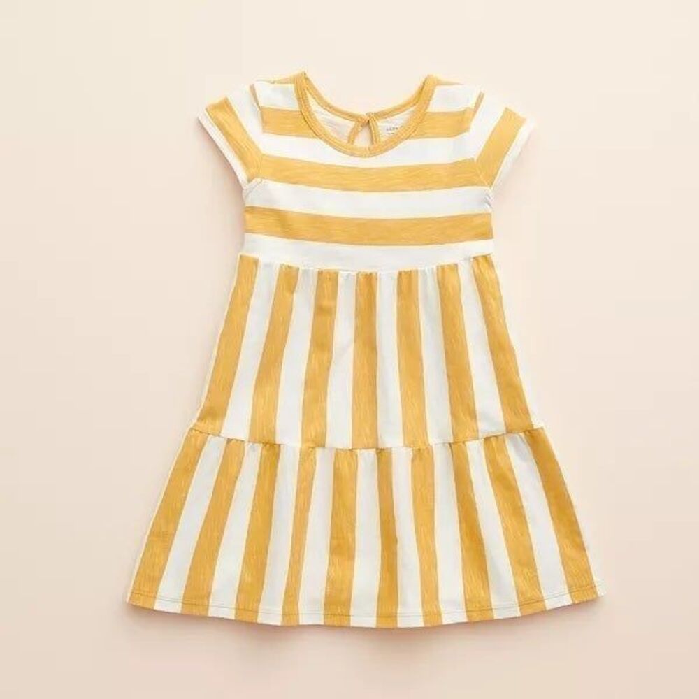 NWT Little Co. Short Sleeve Tiered Dress